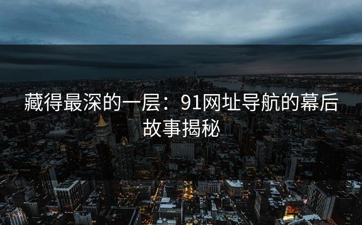 藏得最深的一层：91网址导航的幕后故事揭秘